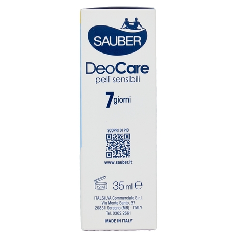 Sauber DeoCare Pelli Sensibili con Attivi Postbiotici 35 ml